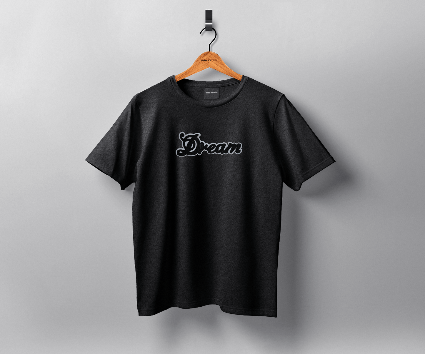 Identità T-Shirt Taglia unica T-shirt a maniche corte - DREAM - NERO