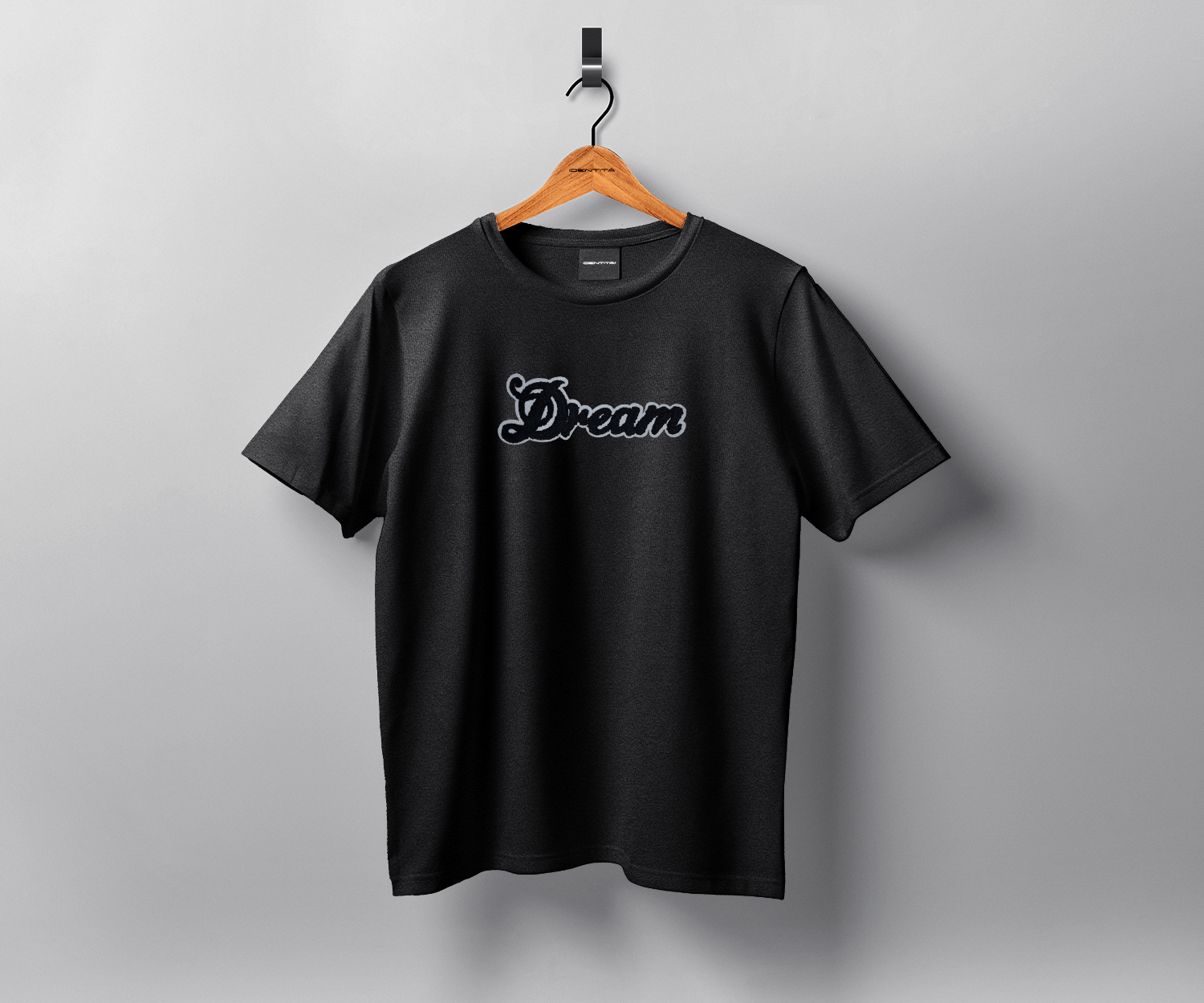 Identità T-Shirt Taglia unica T-shirt a maniche corte - DREAM - NERO