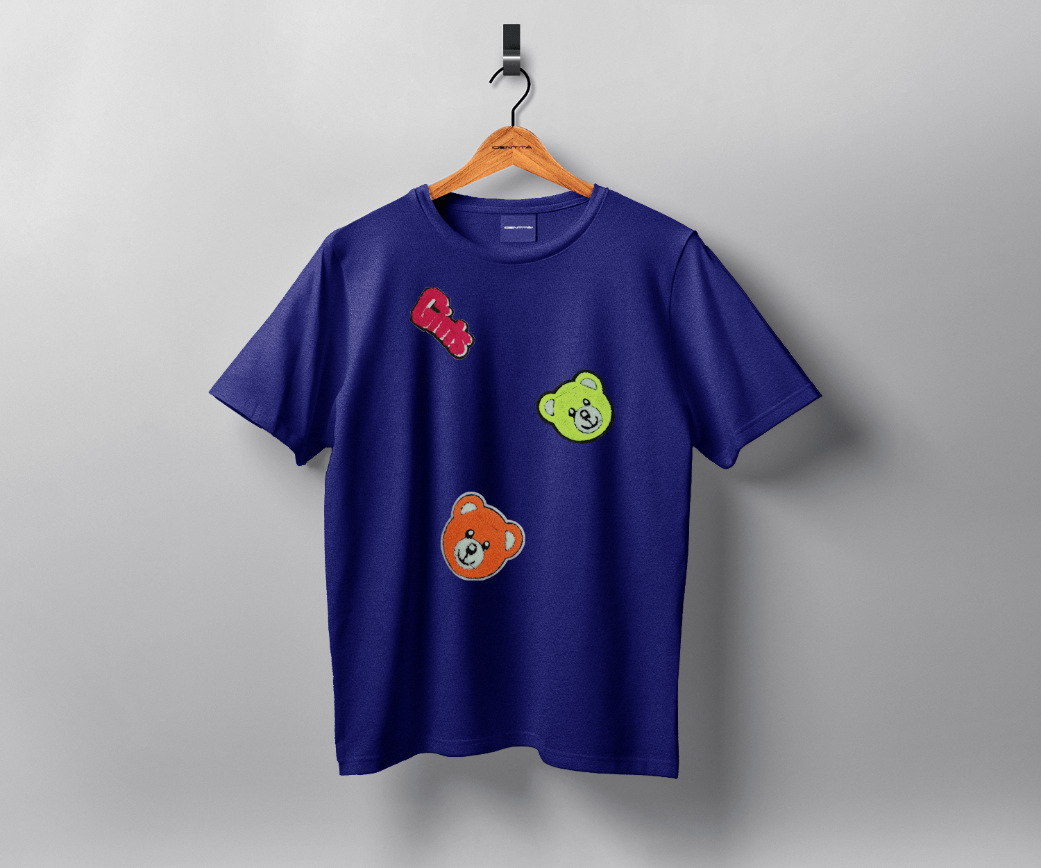 Identità T-Shirt Taglia unica T-shirt a maniche corte - GIRL - BLU