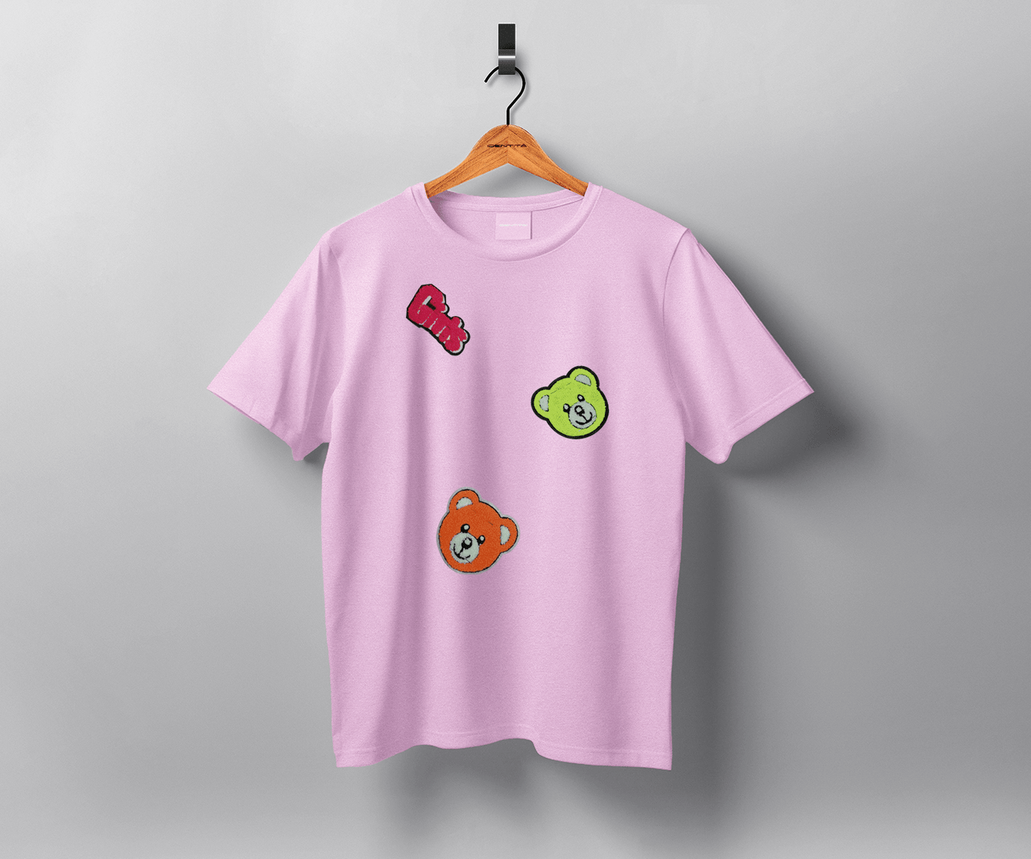 Identità T-Shirt Taglia unica T-shirt a maniche corte - GIRL - ROSA