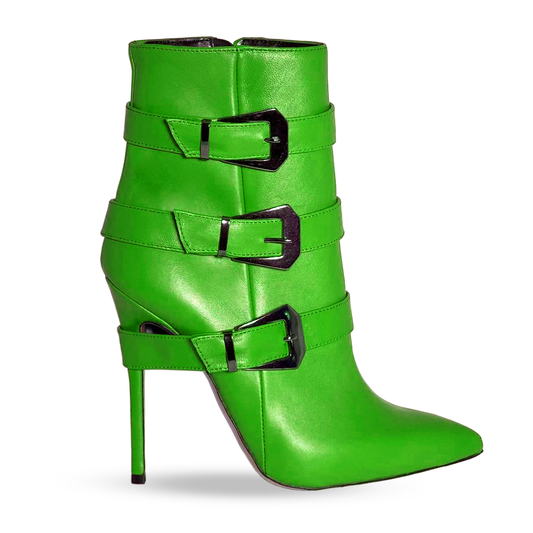 SAMIRA CUIR VERT