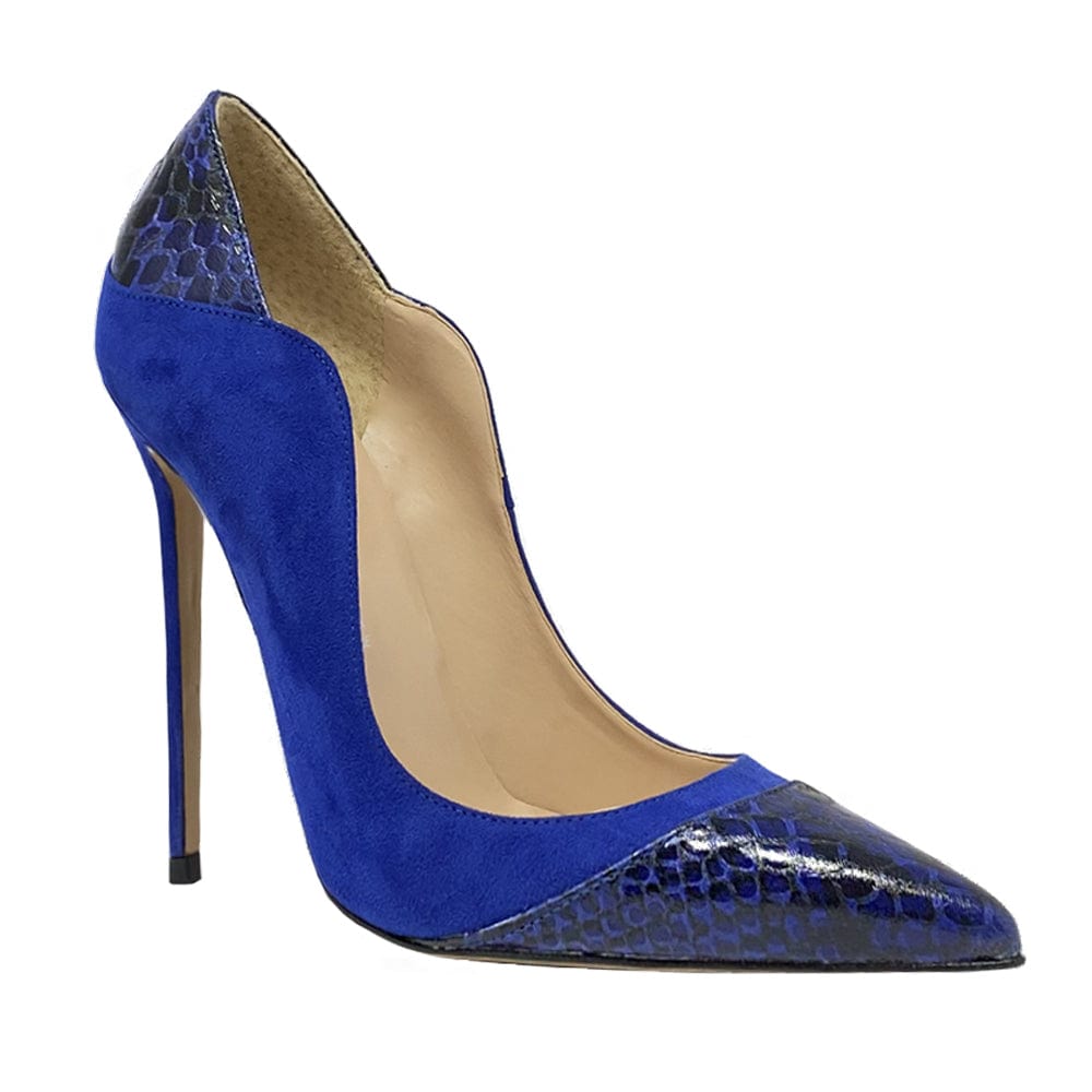 Identità Decollete BECKA CAMOSCIO BLU