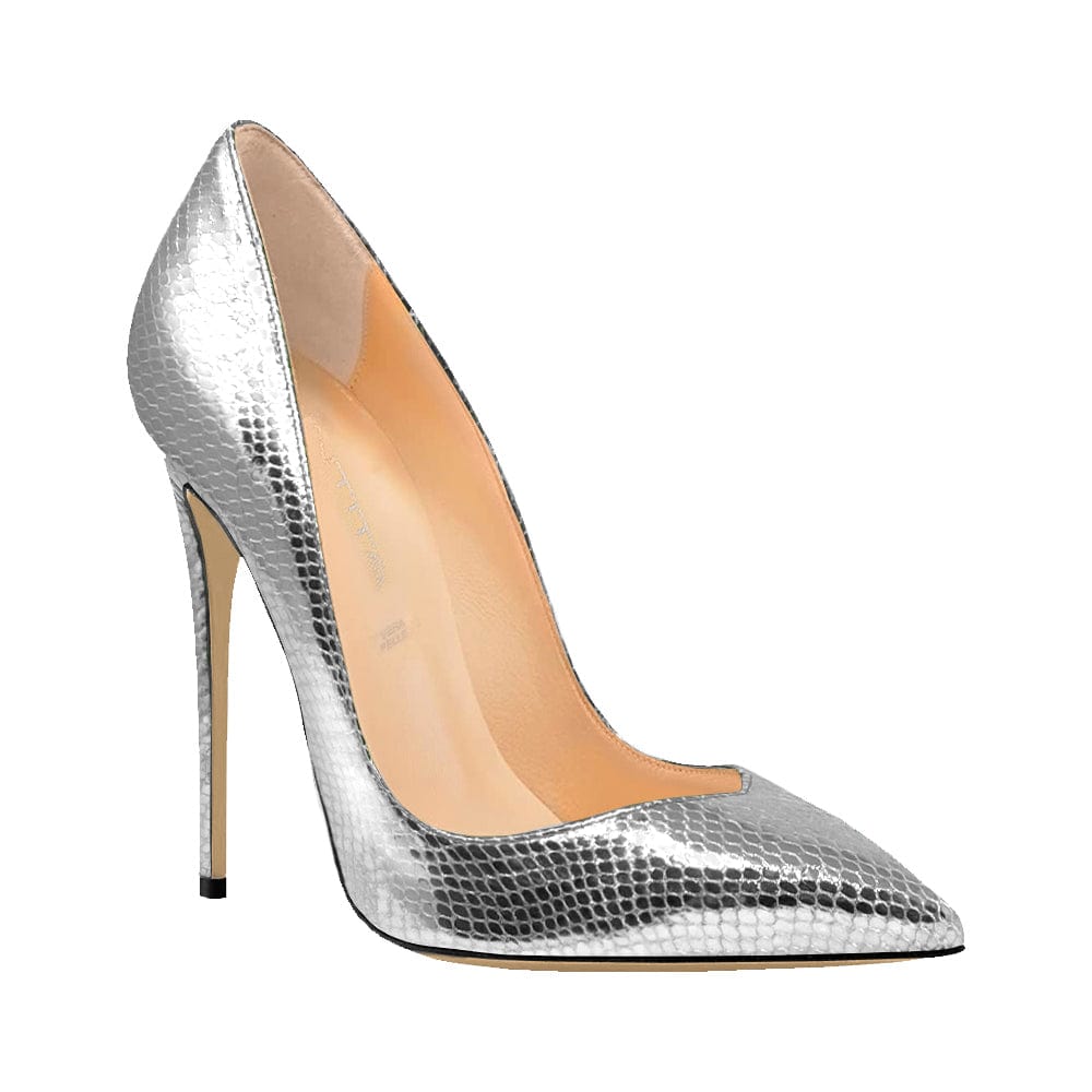 Identità Decollete BLAIR PITONATO ARGENTO