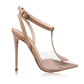 Identità Décolleté Slingback ERIKA VERNICE BEIGE PVC