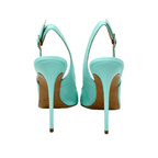 Identità Décolleté Slingback TAKA PELLE TIFFANY/BIANCO