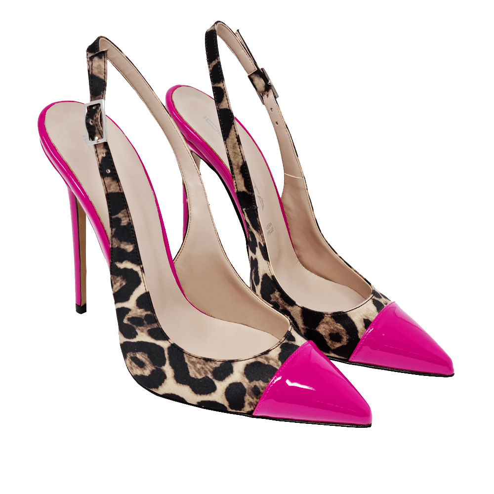 Identità Décolleté Slingback TAKA RASO ANIMALIER