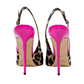 Identità Décolleté Slingback TAKA RASO ANIMALIER