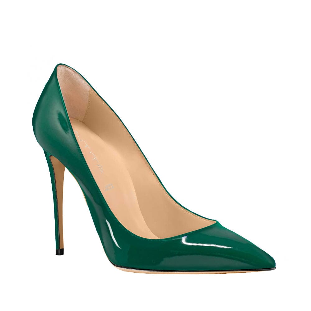 Green patent cheap pumps