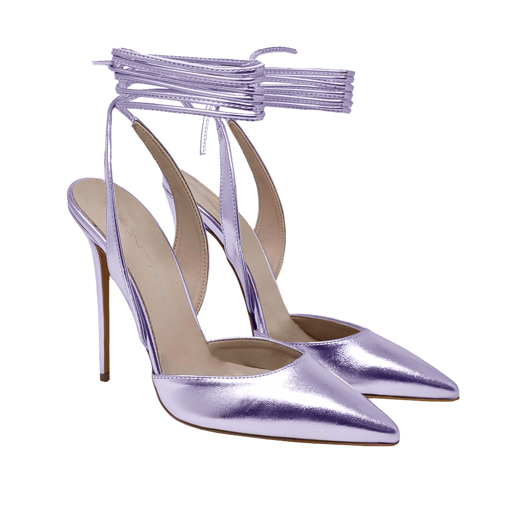 Lilac slingback shoes sales
