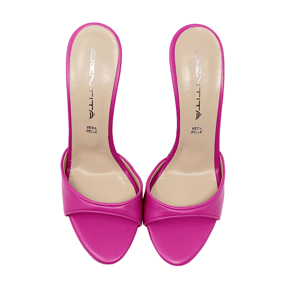 Fuschia sales pink mules