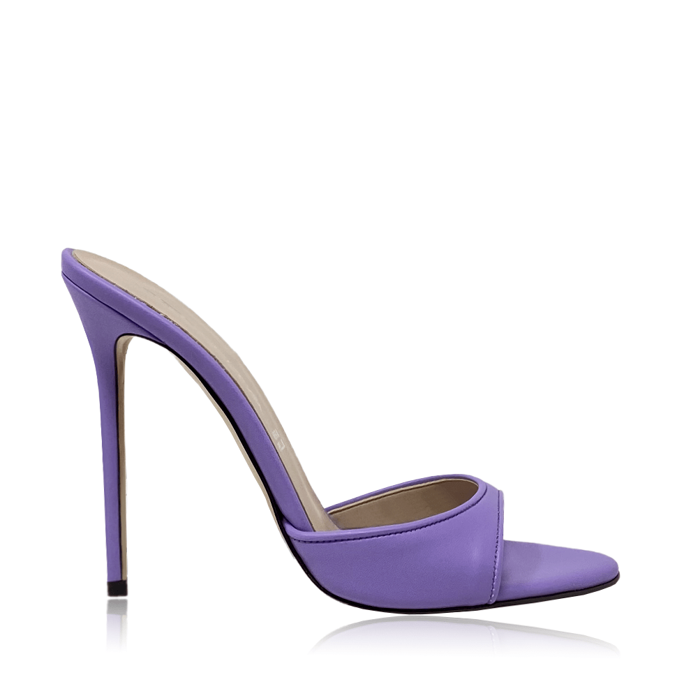 Lilac mules sale