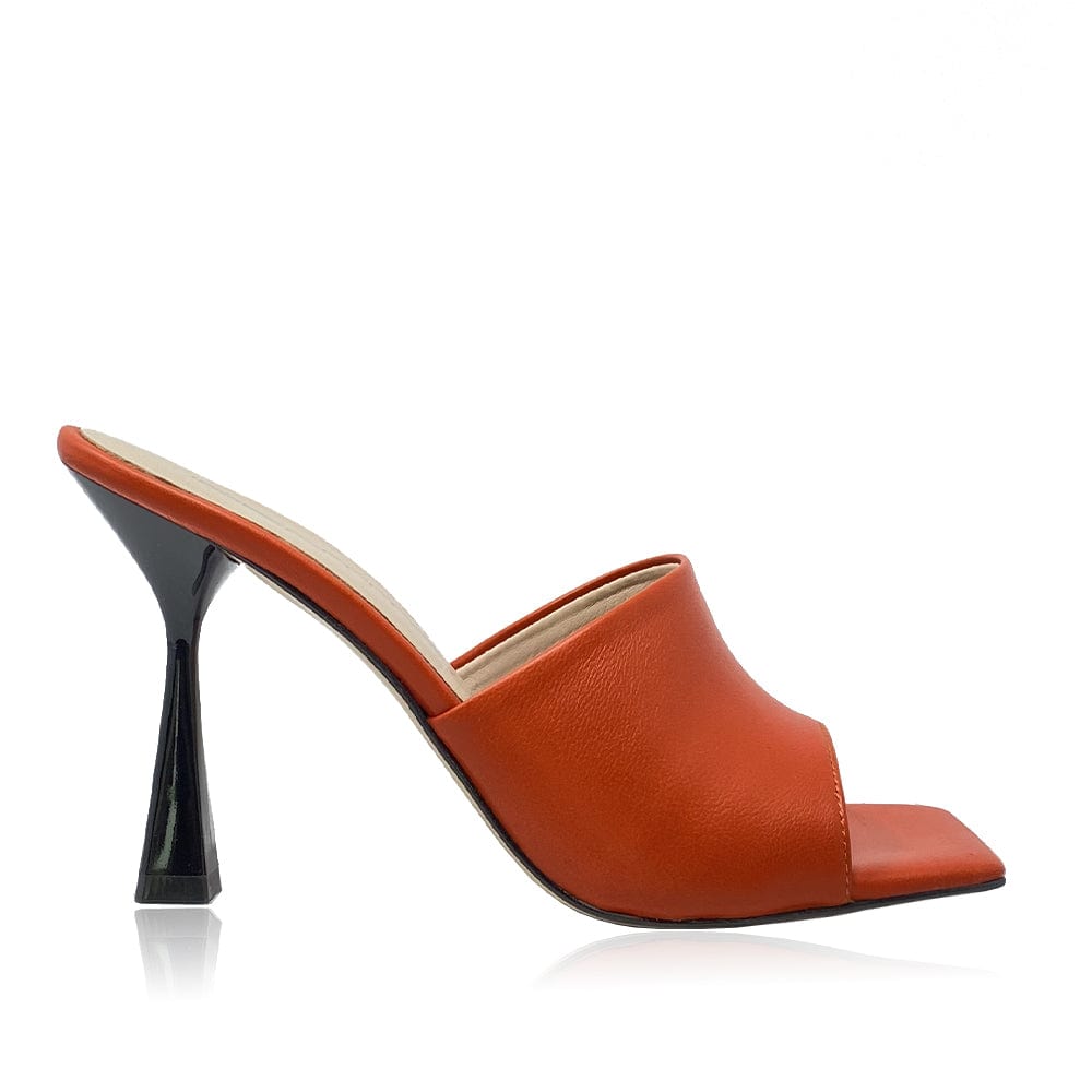 Identità Mule ROSE PELLE ROSSO