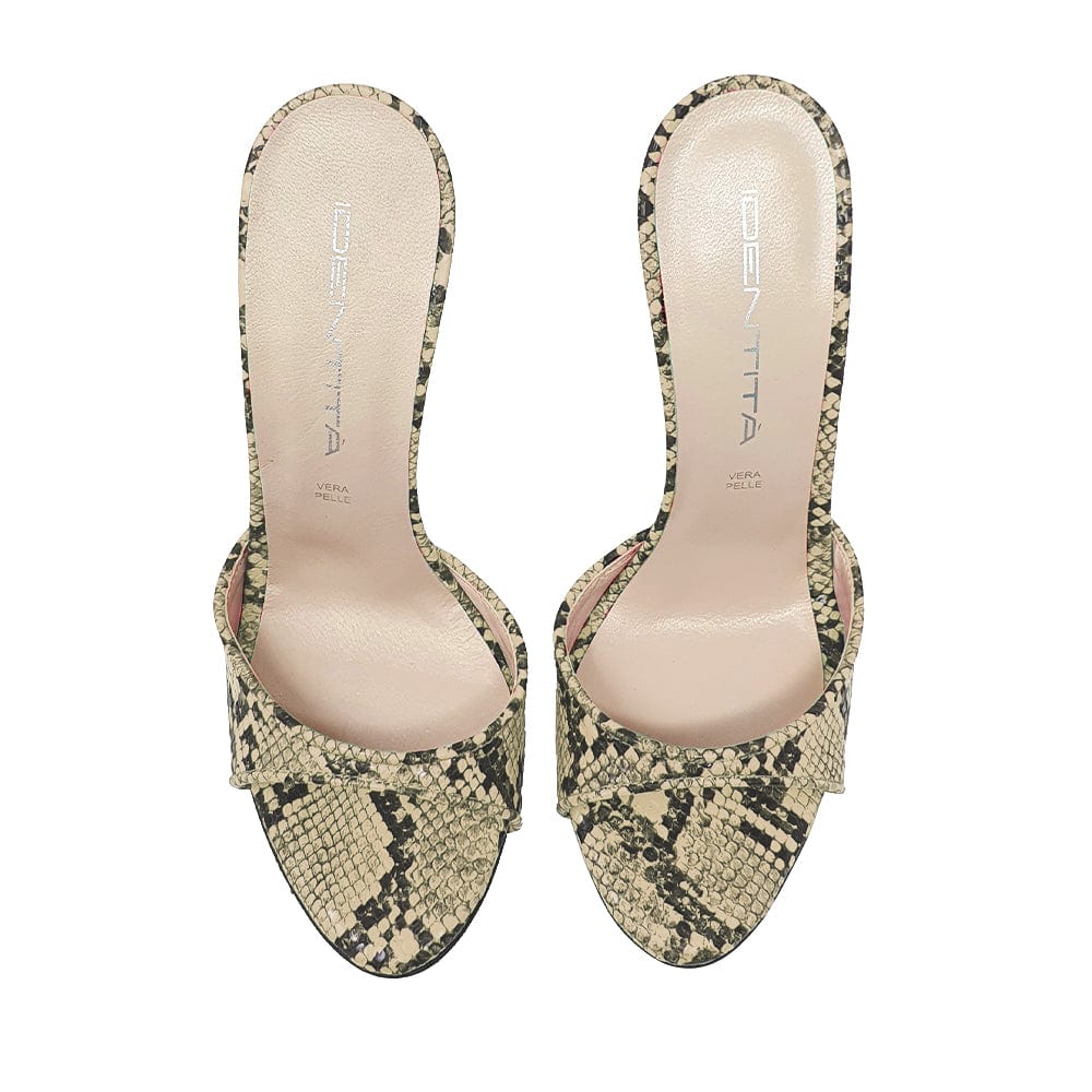 Identità Mules JILL STAMPA RETTILE ROCCIA