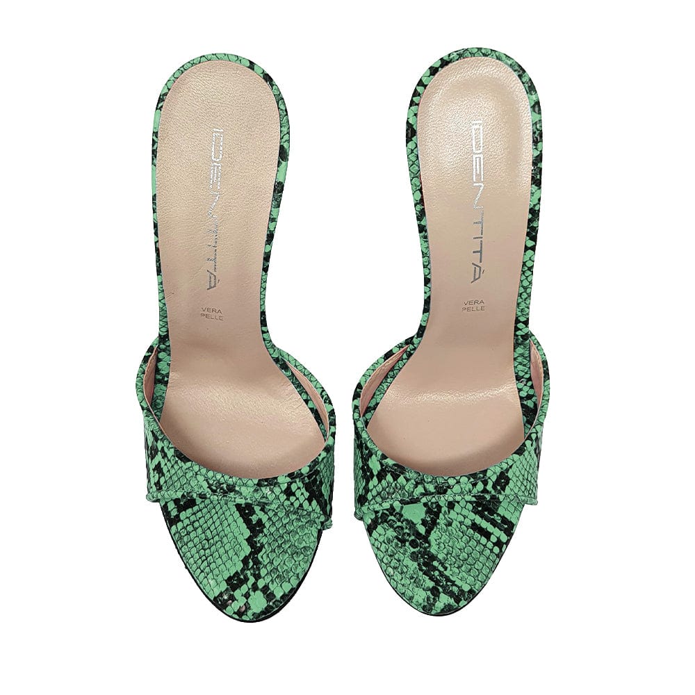 Identità Mules JILL STAMPA RETTILE TIFFANY