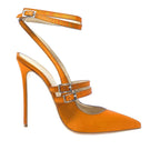 Identità Slingback CAROLINE RASO ARANCIONE