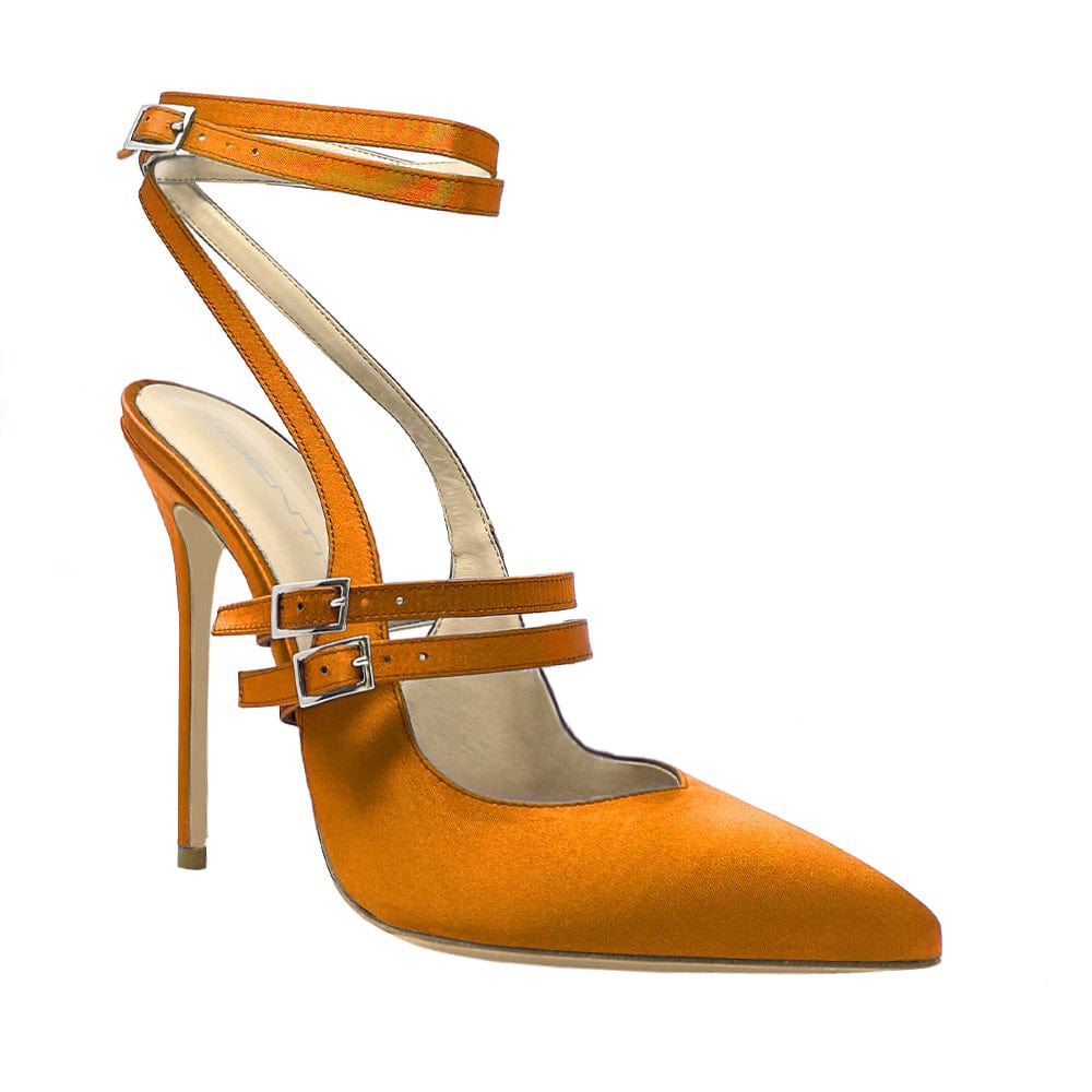 Identità Slingback CAROLINE RASO ARANCIONE