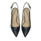 Identità Slingback JUSTINA PELLE NERO 70mm