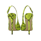 Identità Slingback KLARA PITONATO LIME