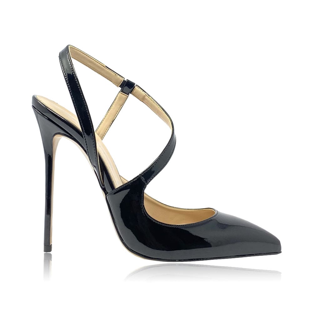 Identità Slingback SANDY VERNICE NERO