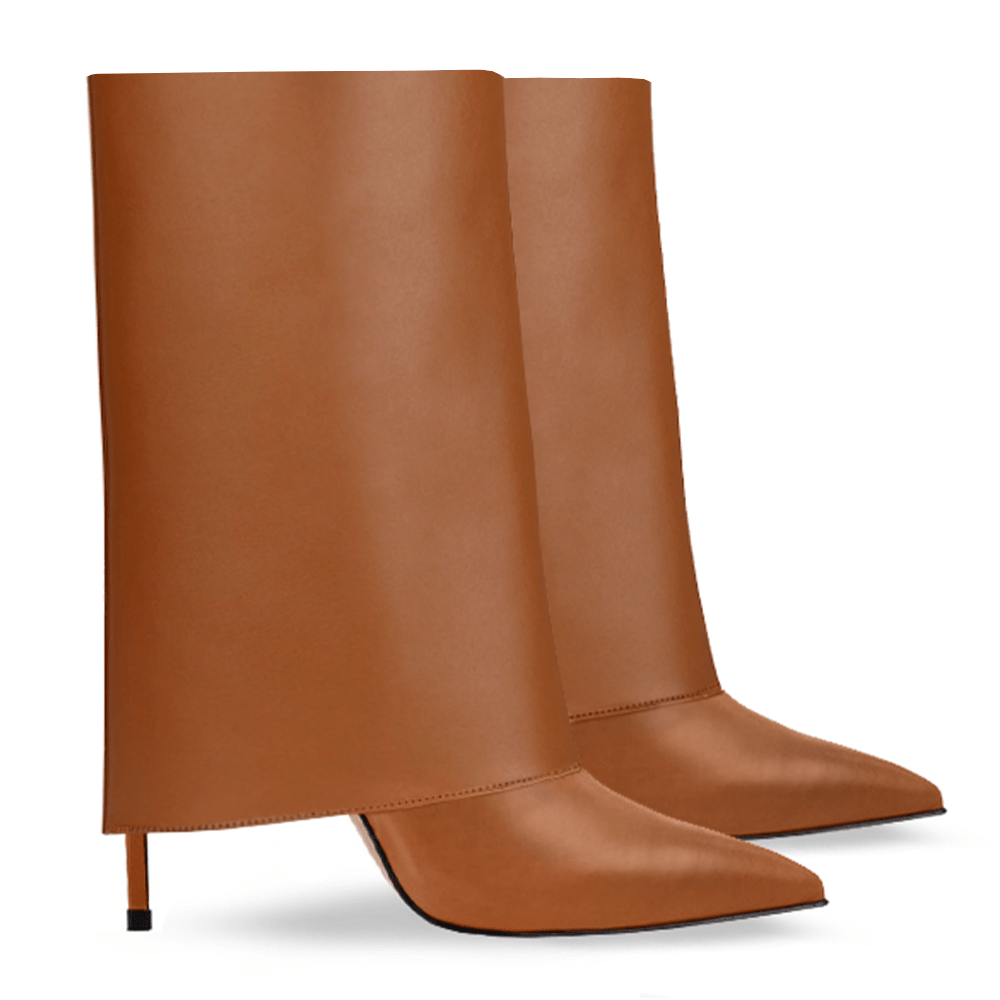 Identità Stivaletti DIANE PELLE MARRONE