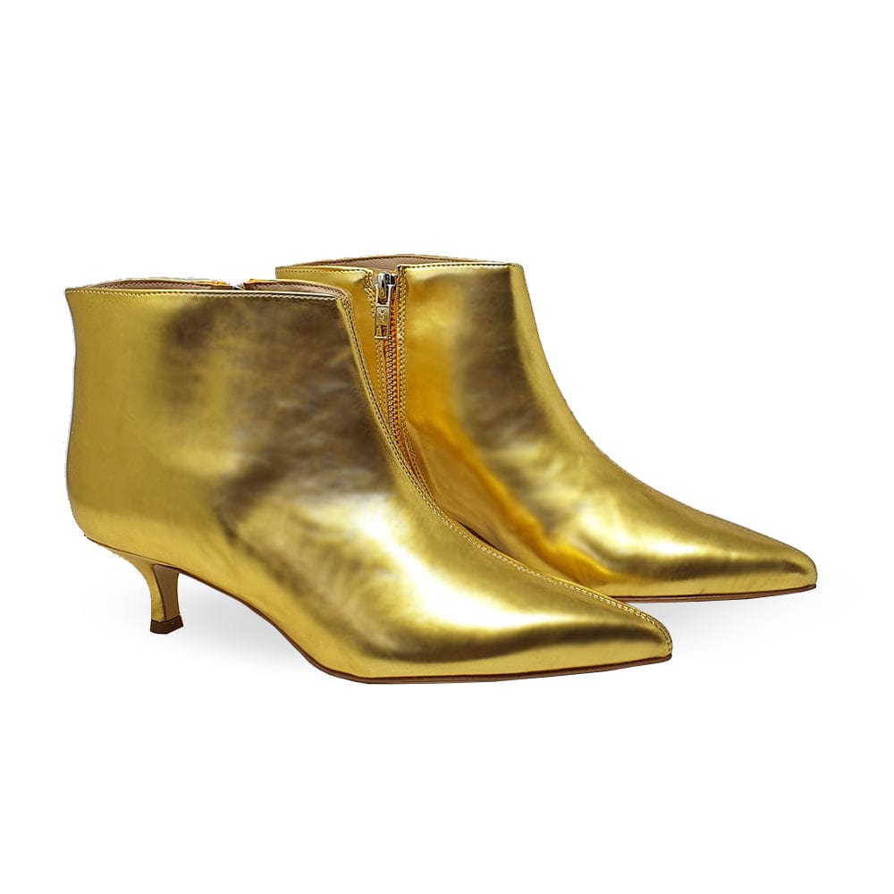 Identità Stivaletti FLOYD LAMINATO ORO 40mm