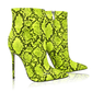 Identità Stivali LYNDA PITONATO VERDE LIME