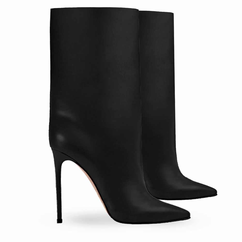 Identità Stivali EVELYN PELLE NERO