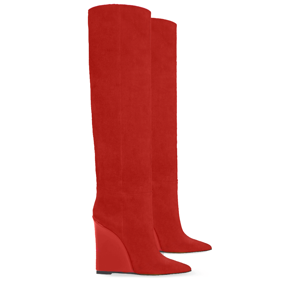 Identità Stivali FARAH CAMOSCIO ROSSO