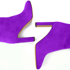 Identità Stivali GINEVRA SCAMOSCIATO VIOLA