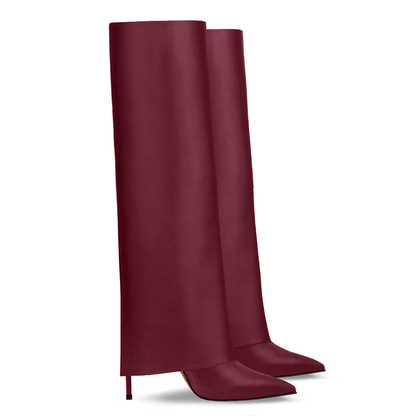 Identità Stivali INES PELLE BORDEAUX