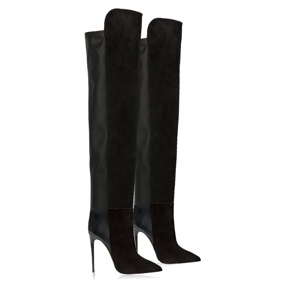 Identità Stivali JOE SCAMOSCIATO NERO