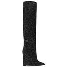 Identità Stivali SHINE GLITTER NERO