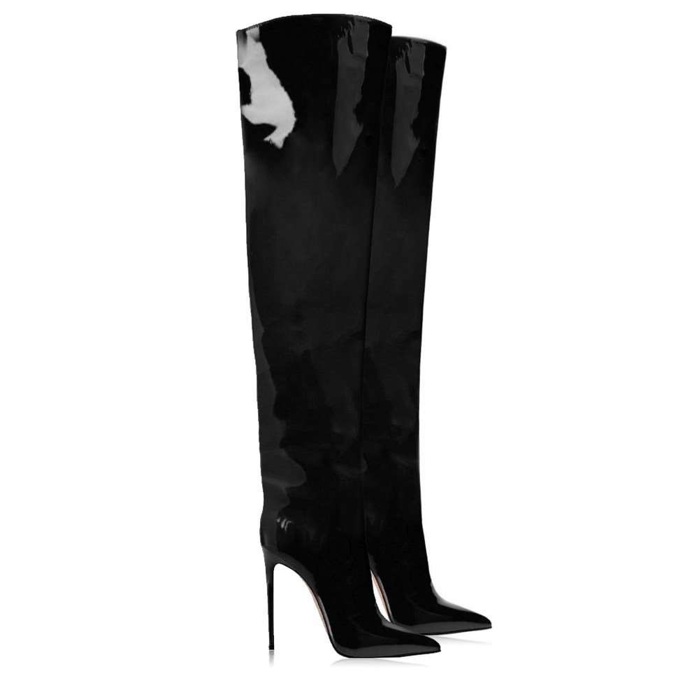 Boots Ivanka black patent Woman